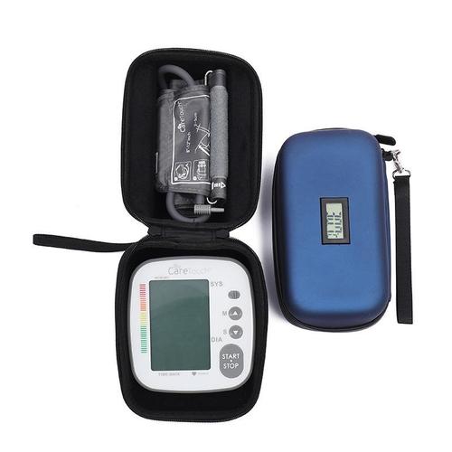 拉芙缇 黑色pu材质压模成型防震eva血压计医疗产品仪器收纳包 多功能